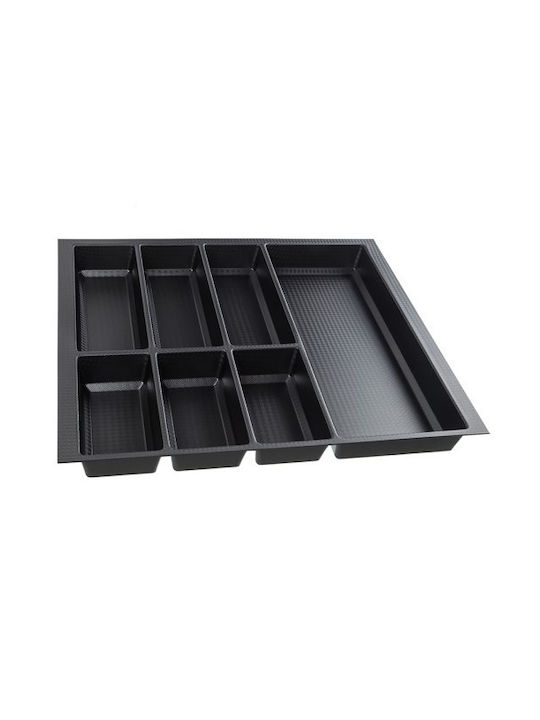 Agoform Schubladenteiler Kunststoff in Schwarz Farbe 48x35x6cm