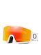 Target Line Μάσκα Σκι & Snowboard Ενηλίκων Λευκή με Φακό Πορτοκαλί