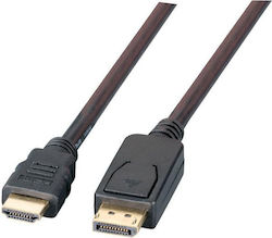 EFB Cablu DisplayPort de sex masculin - HDMI de sex masculin 3m Negru (K5561SW.3V2)