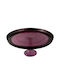 HFA Reflections Tortieră Sticlă cu Picior Violet 32x32x15.5buc
