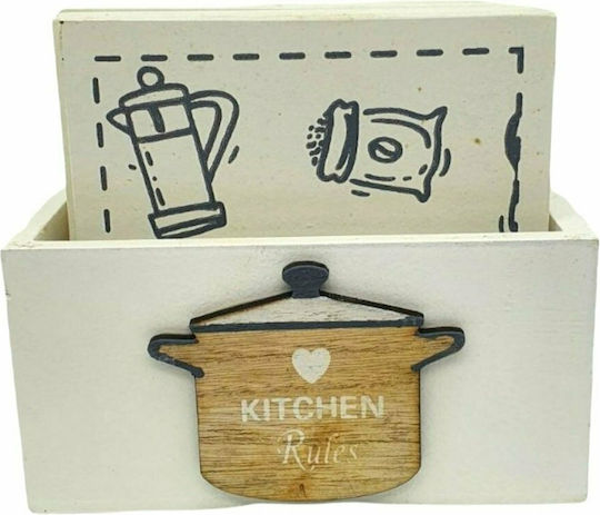 Etoile Kitchen Сувенир Дърво Със стойка Бежов 10x10см 6бр Etoile Kitchen Сувенир Дърво Със стойка Бежов 10x10см 6бр
