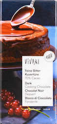 Vivani Ciocolată de acoperire Dark 70% Cacao 200gr