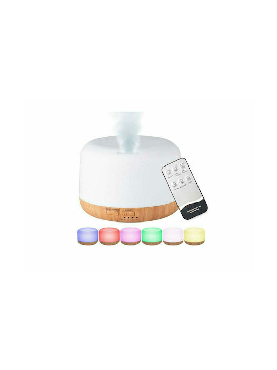Lumini LED Dispozitiv de aromaterapie cu telecomandă Alb 300ml 01643