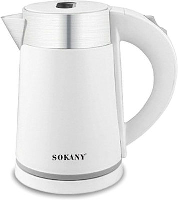 Sokany SK-0808 Βραστήρας 1lt 1200W Λευκός