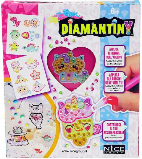 Nice Group Stickers Creations with Gems for Children 6+ years old Years