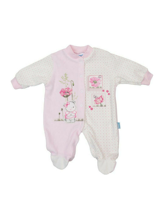 Hoppidik Pink Baby Bodysuit
