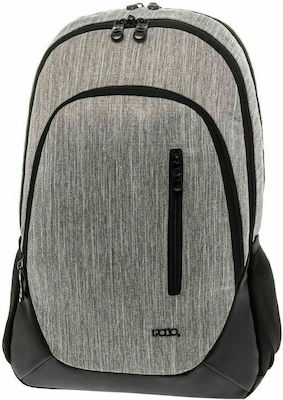 Polo Smooth Schulranzen Rucksack Junior High-High School in Gray Farbe 25Es