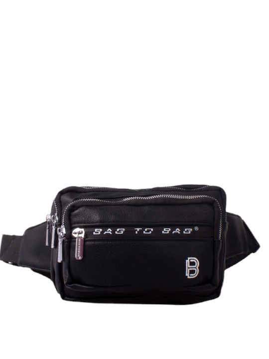 Bag to Bag Magazin online pentru femei Piele Bum Bag pentru Talie Negru
