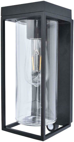 Lutec Flair Straßen-Solarleuchte 2W 200lm Warmes Weiß 2700K mit Bewegungssensor IP44 13.8cmx12cmx28.5cmcm