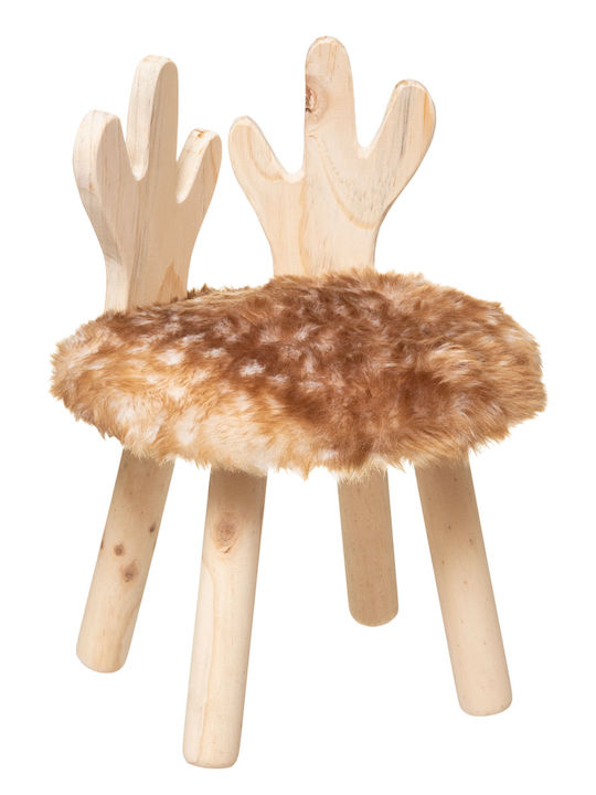 Stool Deer Brown 27x38cm