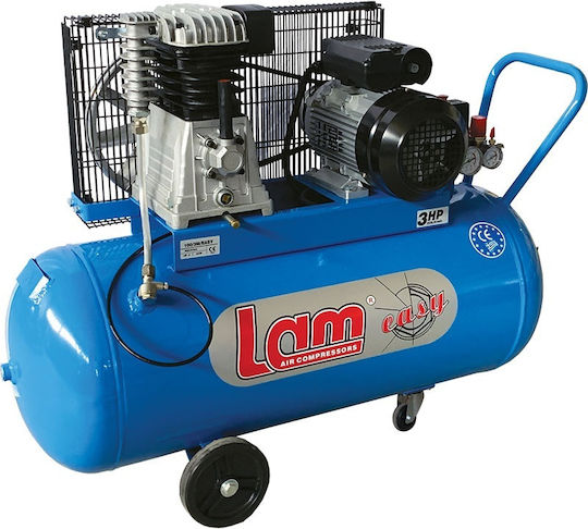 Lam Easy Einphasig Luftkompressor mit Leistung 3hp und Lufttank 100Es 100/3M/EASY