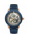 Pierre Lannier Watch Automatic with Blue Metal Bracelet