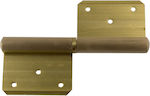 Brass Door Hinge Lift Off Mat Δεξιός 120mm