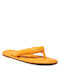 Damen Flache Sandalen in Orange Farbe