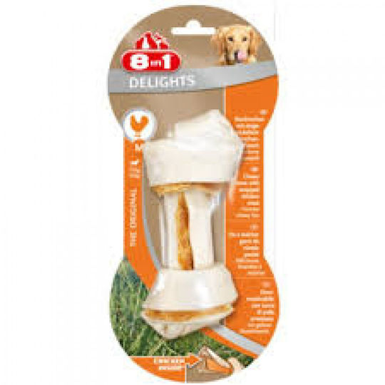 8in1 Delights Knochen Knoten für Hunde mit Geschmack Huhn Mittel