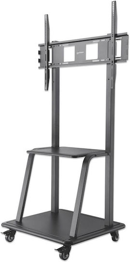 Manhattan Ultra Heavy-Duty Height-Adjustable Βάση Τηλεόρασης Δαπέδου έως 100" και 150kg