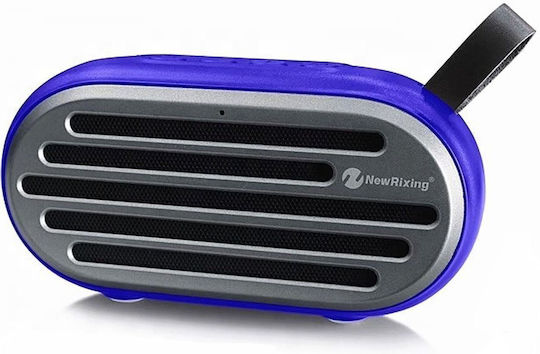 New Rixing NR-105 Bluetooth Speaker 3W with Radio and Battery Life up to 20 hours Blue