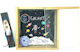 Easter Candle Flat Handmade Spaceship Set Handmade Box-frame Gray