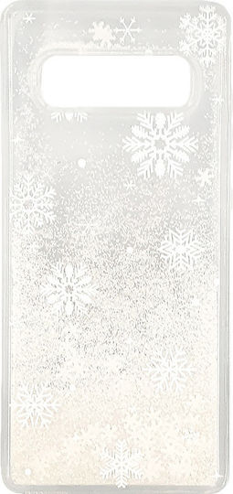 Winter Back Cover Silicon Snowflakes (Galaxy S10+)