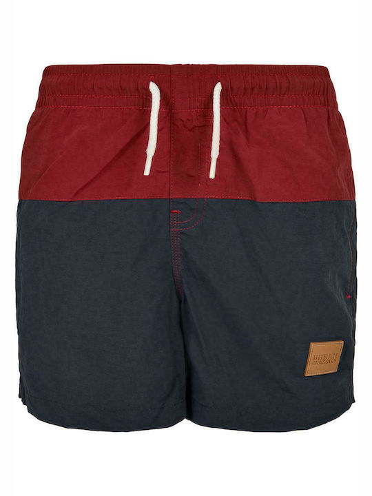 Urban Classics Kids Swimwear Swim Shorts Burgundy