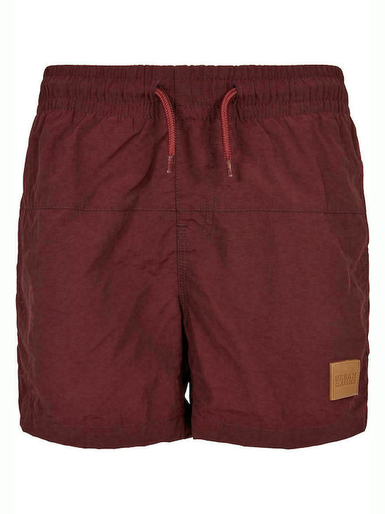 Urban Classics Kids Swimwear Swim Shorts Red