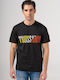 Rainbow T-shirt Μαύρο