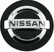 Zero-Wheel Wheel Center Cap Nissan with 54mm Internal Diameter Black 1pc