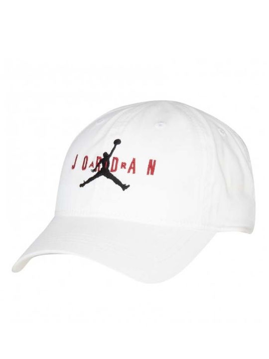 Jordan Kids' Hat Jockey Fabric Jumpman White