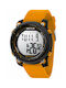 Sector Ex-38 Ψηφιακό Ρολόι Χρονογράφος Μπαταρίας με Καουτσούκ Λουράκι σε Πορτοκαλί χρώμα