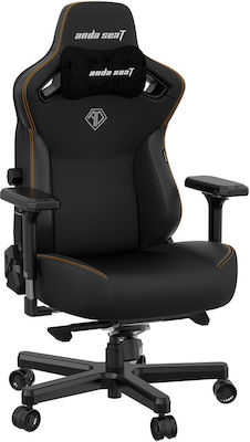 Anda Seat XL Artificial Leather Gaming Chair with Adjustable Arms Elegant Black