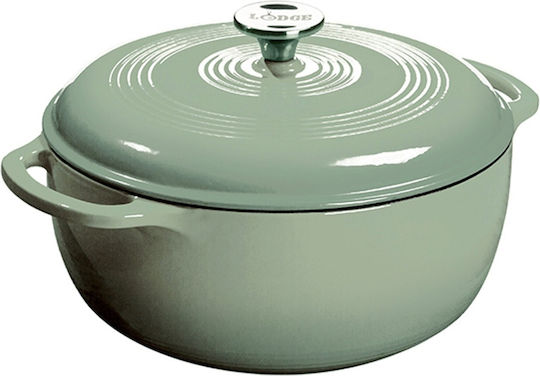 Lodge Βαθιά Κατσαρόλα από Μαντέμι 5.68lt / 27.7cm Desert Sage