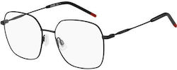 Hugo Boss Metal Eyeglass Frame Butterfly Black HG 1185 807