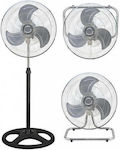 FS-1803 DSJ Pedestal Fan 3 in 1 55W Diameter 40cm