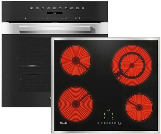 Miele Cuptor Deasupra Blatului 76lt cu Plite Ceramice L59.5cm.