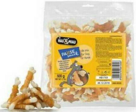 Lolo Pets Hau & Miau Calcium Chicken Λιχουδιές σε Stick Σκύλου με Κοτόπουλο 500gr
