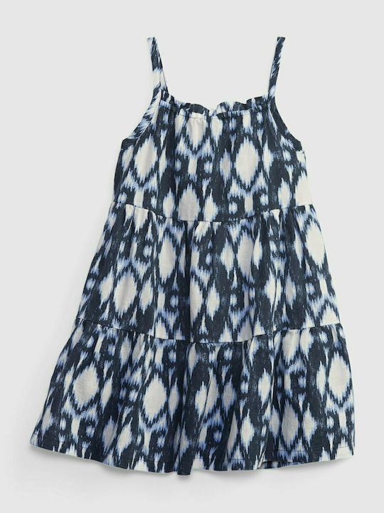 GAP Παιδικό Φόρεμα Αμάνικο Μπλε