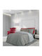 Greenwich Polo Club Duvet Cover Set Cotton Queen with 2 Pillowcases 220x240 2123 Grey / White / Bordeaux