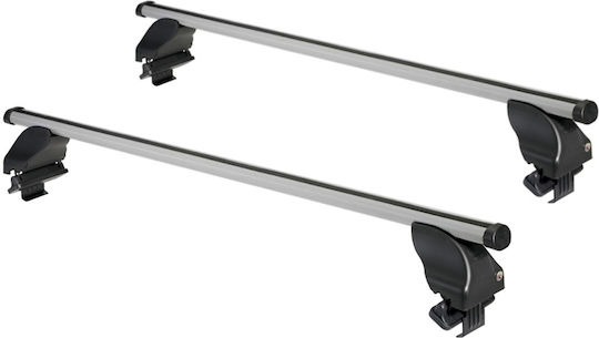 Cam Cam Aluminum Car Roof Bars for Toyota Aygo 5D 2005-2014 Set with Roof Rack Legs