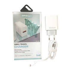 Treqa CS-632 18W με Καλώδιο Lightning