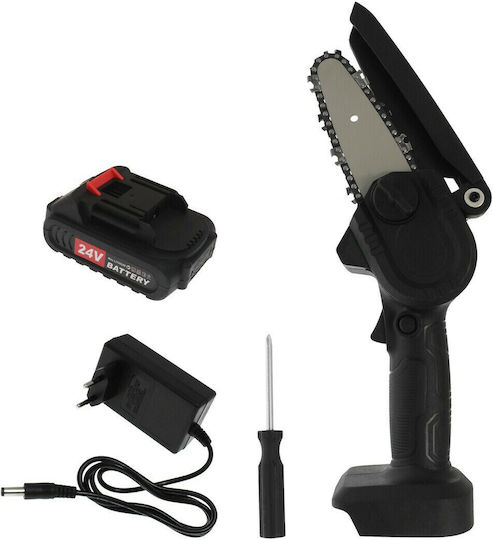 Κλαδευτικό Αλυσοπρίονο Μπαταρίας 24V 0.808kg με Λάμα 17cm