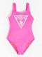 Guess Costum de baie pentru copii Întreg Roz