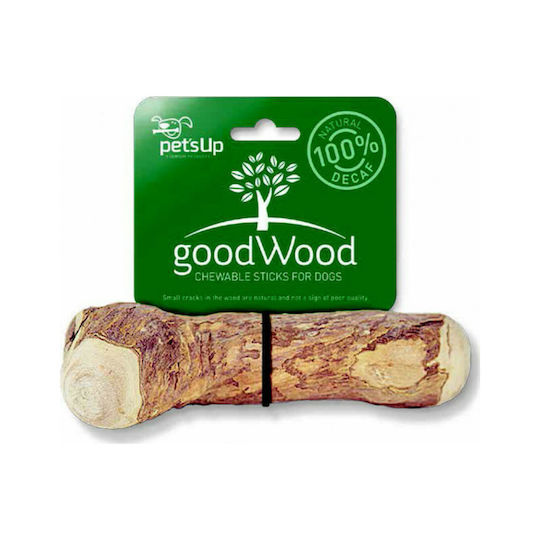 Pet's Up Good Wood Wooden Bone for Dogs Small 100gr
