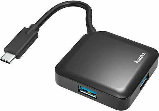 HAMA Hub 4 Θυρών USB 3.2 με σύνδεση USB-C
