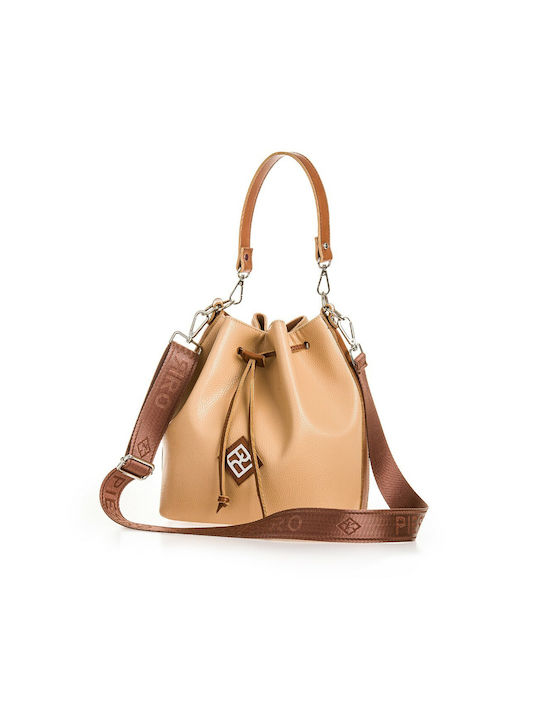 Pierro Accessories Damen Beutel Schulter Camel