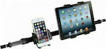 Mobile Phone Holder and Tablet Car with Adjustable Hooks Black