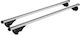 Nordrive Aluminum Car Roof Bars Yuro 108cm Universal 1991 for Cars with Factory Bars Set with Roof Rack Legs and Lock