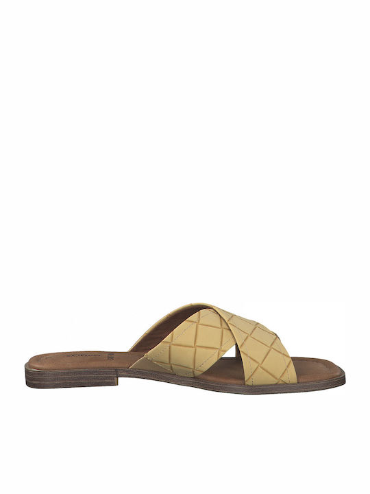 Women's Flat Sandals Anatomic in Yellow Color 5-27100-28