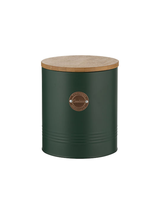 Typhoon Metallic Cookie Jar Green 16x16x19cm