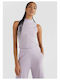 Women's Cotton Sleeveless Purple Top