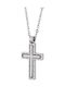 Visetti Men's Cross from Steel with Chain